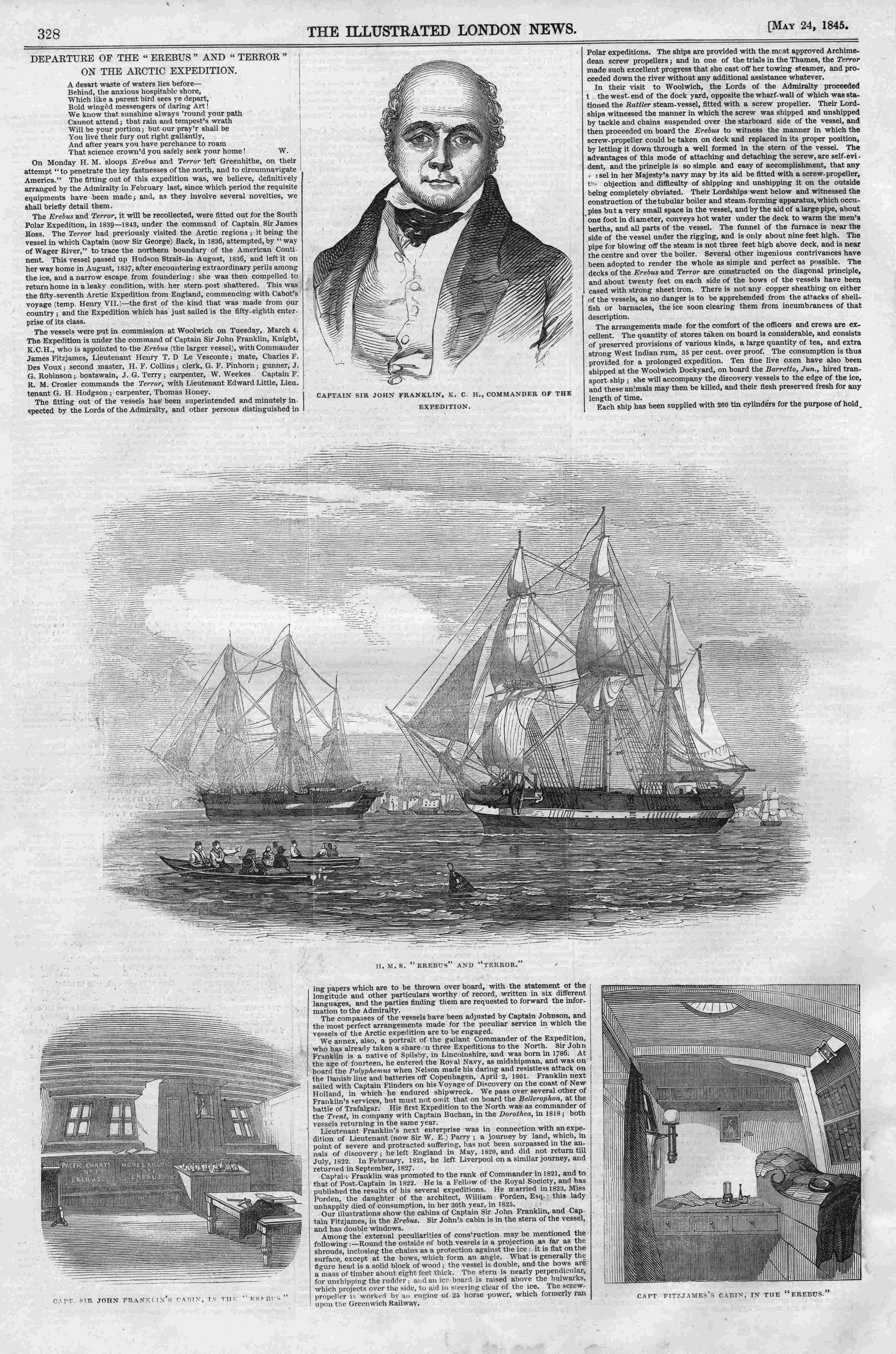 Franklin expedition set out
